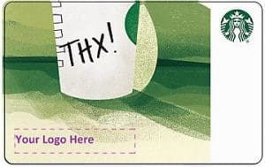 Branded Client Gifts: Starbucks Card